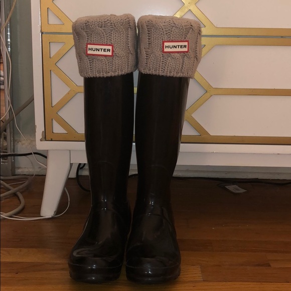 Hunter Gloss Boots & socks - Picture 4 of 7